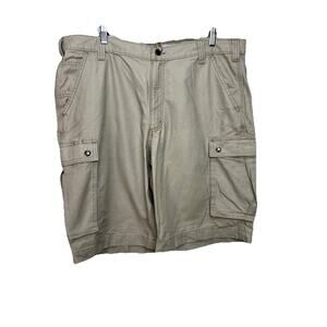 Men's Carhartt Rugged Cargo Shorts Tan Relaxed Fit 100277 232 Size 40 NWT